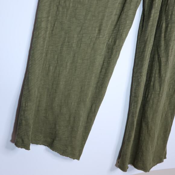 ATM Anthony Thomas Melillo Slub Cotton Jersey Jumpsuit Army Green Women's M - Picture 9 of 13